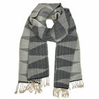 Cambodia Chevron Tapestry Scarf 100% Organic Cotton Handloomed Tassel Fringe BandsCo Straps