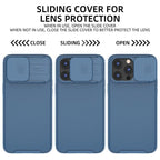 Camera Case Wireless Charging  with Sliding Lens Cover Slim Magnetic Case For iPhone 13Pro Slide Lens Protection Magnetic Wireless Charging Phone Case For iPhone 13 12 Pro Max 13 Shockproof iphone Cover Stevvex