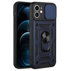 Camera Protection Shockproof Armor Case For iPhone 12 13 14 Pro Max Cover Men Cool  Woman Camera Cover And Stand Sliding Lens Protection Rotating Ring Mount  Shock Resistant Shockproof Protective Bumper Stevvex