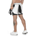 Camo Running Shorts Men Gym Sports Shorts 2 In 1 Quick Dry Workout Training Gym Fitness Jogging Short Pants Summer Men Shorts  Men's Running Gym Shorts Breathable with Pockets Quick Dry Sportswear Stevvex