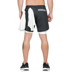 Camo Running Shorts Men Gym Sports Shorts 2 In 1 Quick Dry Workout Training Gym Fitness Jogging Short Pants Summer Men Shorts  Men's Running Gym Shorts Breathable with Pockets Quick Dry Sportswear Stevvex