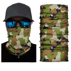Camouflage Bandana Motorcycle Bike Riding Protection Headscarf Camping Hiking Protective Face Camo Scarf Shemagh Neck Cover Camping Hiking Climbing Face Mask Headband Windproof Head Scarves Neck Warmer Cycling Camping Hiking Men Women Stevvex