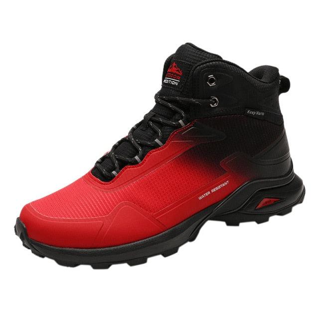 Camouflage Hiking Strong Breathable Non-slip Shoes Outdoor Men's Sports Shoes Waterproof Air Circulation Insole Ankle Support Non-Slip Lightweight For Outdoor Trekking Walking Shoes Stevvex