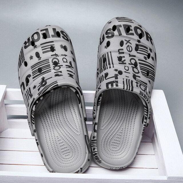 Camouflage Men Clogs Sandals Summer Outdoor Slippers Beach Aqua Shoes Slip On Flip Flops Garden Sandals Casual Outdoor Lightweight Clog Fashion Slip-On Sport Shoe Breathable Design Shoes Stevvex