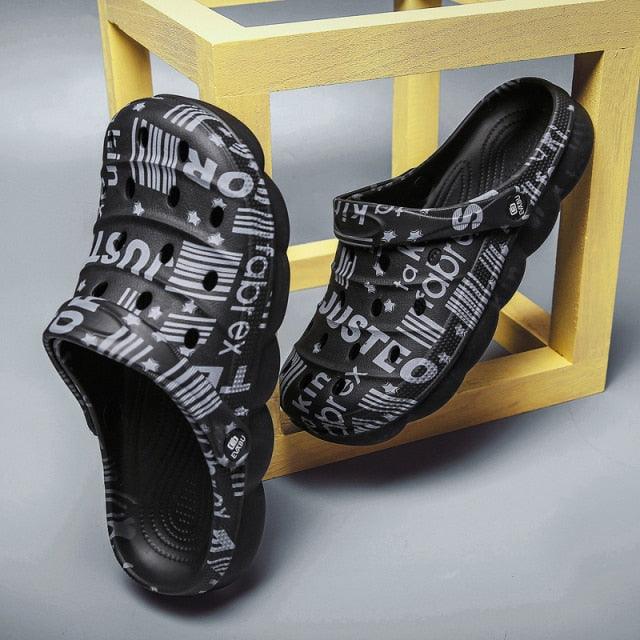 Camouflage Men Clogs Sandals Summer Outdoor Slippers Beach Aqua Shoes Slip On Flip Flops Garden Sandals Casual Outdoor Lightweight Clog Fashion Slip-On Sport Shoe Breathable Design Shoes Stevvex