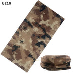 Camouflage Neck Gaiter Hunting Scarves Ice Silk Bandana Tubular Buff Half Mask Tactical Sport Headband Balaclava  Balaclava Seamless Magic Head Scarf Breathable Bandana Turban Outdoor Hiking Quick-Dry Sweat Absorbing Scarves Multifunction Beanie Hat Stevvex