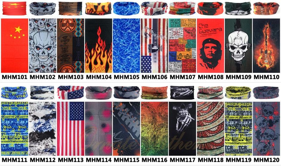 Camouflage Neck Gaiter Hunting Scarves Ice Silk Bandana Tubular Buff Half Mask Tactical Sport Headband Balaclava  Balaclava Seamless Magic Head Scarf Breathable Bandana Turban Outdoor Hiking Quick-Dry Sweat Absorbing Scarves Multifunction Beanie Hat Stevvex