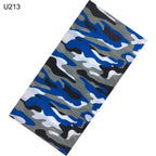 Camouflage Neck Gaiter Hunting Scarves Ice Silk Bandana Tubular Buff Half Mask Tactical Sport Headband Balaclava  Balaclava Seamless Magic Head Scarf Breathable Bandana Turban Outdoor Hiking Quick-Dry Sweat Absorbing Scarves Multifunction Beanie Hat Stevvex