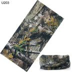 Camouflage Neck Gaiter Hunting Scarves Ice Silk Bandana Tubular Buff Half Mask Tactical Sport Headband Balaclava  Balaclava Seamless Magic Head Scarf Breathable Bandana Turban Outdoor Hiking Quick-Dry Sweat Absorbing Scarves Multifunction Beanie Hat Stevvex