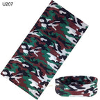 Camouflage Neck Gaiter Hunting Scarves Ice Silk Bandana Tubular Buff Half Mask Tactical Sport Headband Balaclava  Balaclava Seamless Magic Head Scarf Breathable Bandana Turban Outdoor Hiking Quick-Dry Sweat Absorbing Scarves Multifunction Beanie Hat Stevvex