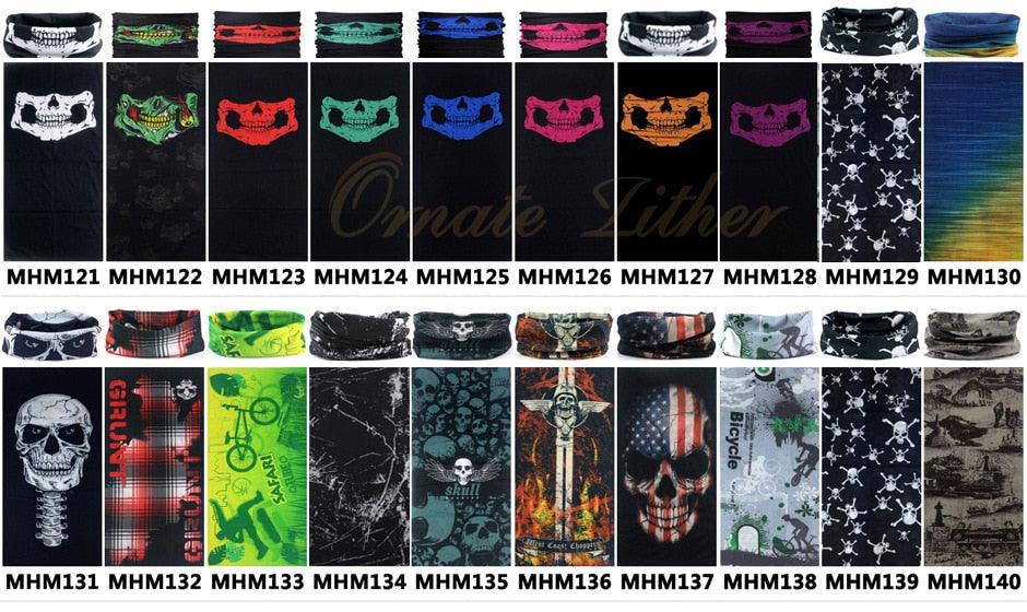 Camouflage Neck Gaiter Hunting Scarves Ice Silk Bandana Tubular Buff Half Mask Tactical Sport Headband Balaclava  Balaclava Seamless Magic Head Scarf Breathable Bandana Turban Outdoor Hiking Quick-Dry Sweat Absorbing Scarves Multifunction Beanie Hat Stevvex