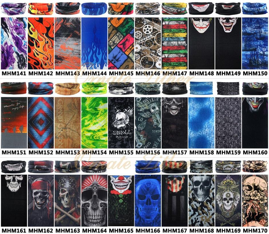 Camouflage Neck Gaiter Hunting Scarves Ice Silk Bandana Tubular Buff Half Mask Tactical Sport Headband Balaclava  Balaclava Seamless Magic Head Scarf Breathable Bandana Turban Outdoor Hiking Quick-Dry Sweat Absorbing Scarves Multifunction Beanie Hat Stevvex