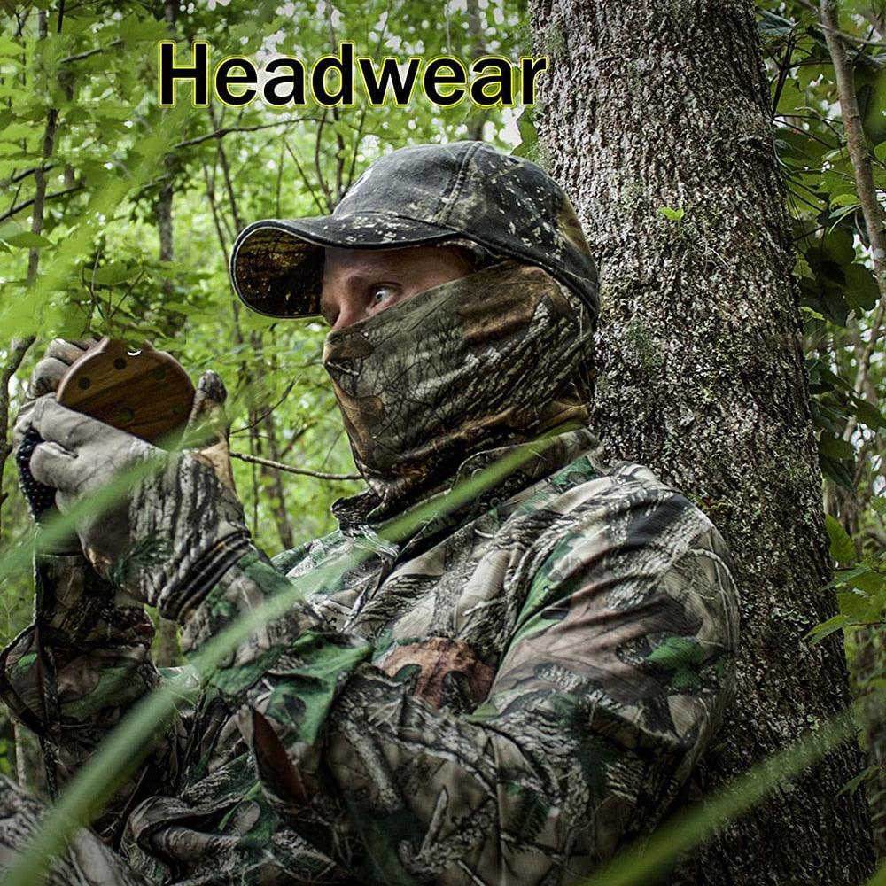 Camouflage Neck Gaiter Hunting Scarves Ice Silk Bandana Tubular Buff Half Mask Tactical Sport Headband Balaclava  Balaclava Seamless Magic Head Scarf Breathable Bandana Turban Outdoor Hiking Quick-Dry Sweat Absorbing Scarves Multifunction Beanie Hat Stevvex