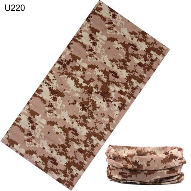 Camouflage Neck Gaiter Hunting Scarves Ice Silk Bandana Tubular Buff Half Mask Tactical Sport Headband Balaclava  Balaclava Seamless Magic Head Scarf Breathable Bandana Turban Outdoor Hiking Quick-Dry Sweat Absorbing Scarves Multifunction Beanie Hat Stevvex