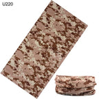 Camouflage Neck Gaiter Hunting Scarves Ice Silk Bandana Tubular Buff Half Mask Tactical Sport Headband Balaclava  Balaclava Seamless Magic Head Scarf Breathable Bandana Turban Outdoor Hiking Quick-Dry Sweat Absorbing Scarves Multifunction Beanie Hat Stevvex
