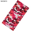 Camouflage Neck Gaiter Hunting Scarves Ice Silk Bandana Tubular Buff Half Mask Tactical Sport Headband Balaclava  Balaclava Seamless Magic Head Scarf Breathable Bandana Turban Outdoor Hiking Quick-Dry Sweat Absorbing Scarves Multifunction Beanie Hat Stevvex