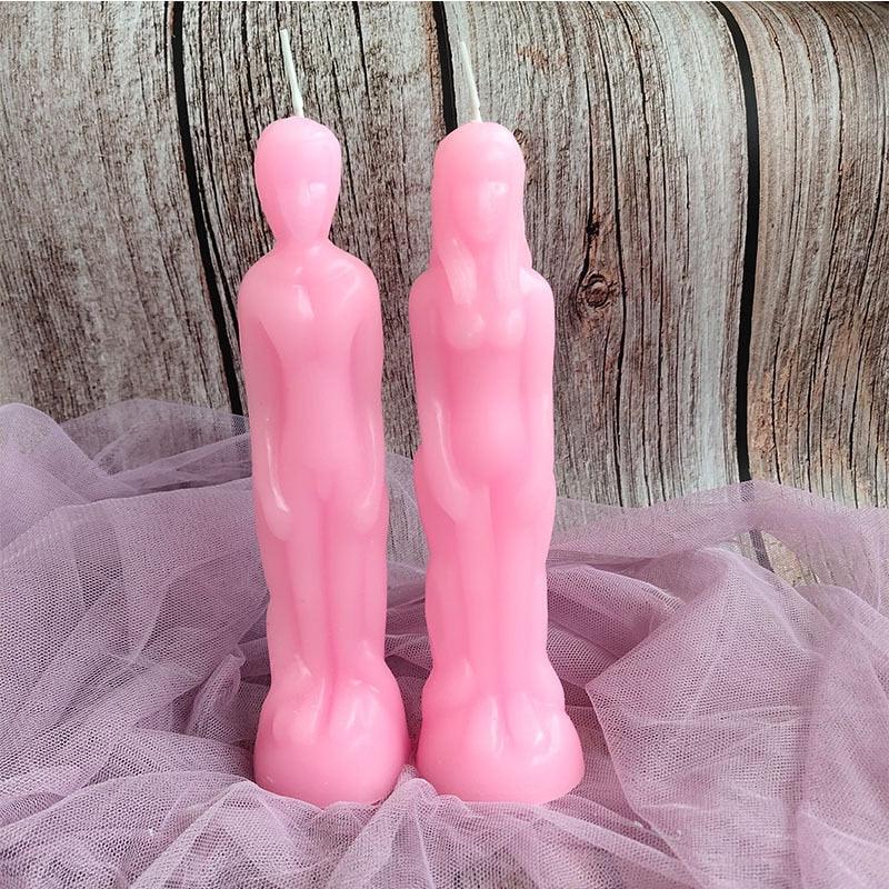 Candles Human Shape Men And Women Couple Candles Magic Ceremony Candles Lovers Couple Candle Love Ritual Good Luck Candle Decoration Candles Stevvex