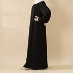 Candy Color Pleated Abaya | Must-have Essential Basic Dress (MA142)