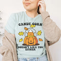 Candy Corn Doesn't Like You Either Tee Peachy Sunday