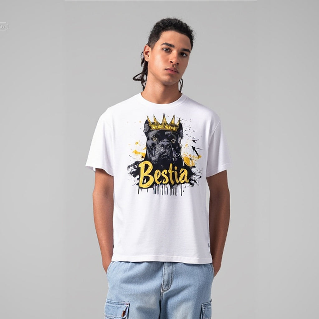 Cane Corso T-shirt White V3 Bestia Dog Gear