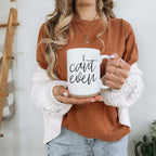 I Can't Even 16oz Funny Ceramic Coffee Mug Sarcastic Gift BandsCo Straps
