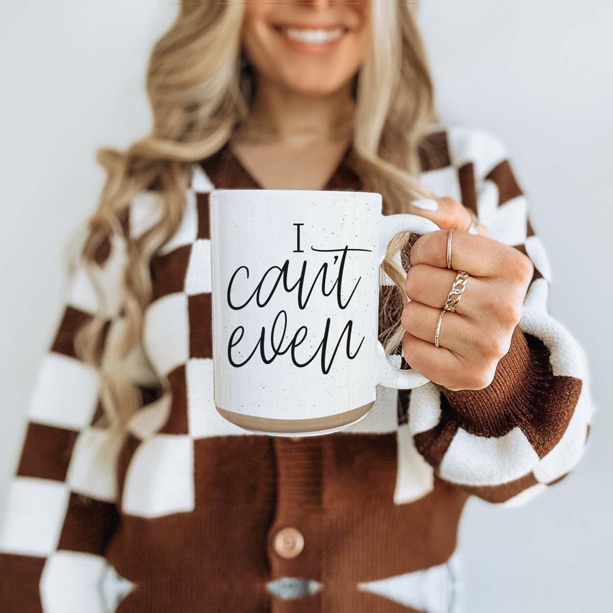 I Can't Even 16oz Funny Ceramic Coffee Mug Sarcastic Gift BandsCo Straps
