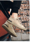 Canvas Men's Comfortable All-match Sneakers Breathable Cloth Casual Sports Flats Men Lightweight Outdoor Walking Sneakers Modern Design Stevvex