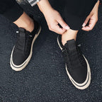 Canvas Men's Comfortable All-match Sneakers Breathable Cloth Casual Sports Flats Men Lightweight Outdoor Walking Sneakers Modern Design Stevvex