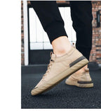 Canvas Men's Comfortable All-match Sneakers Breathable Cloth Casual Sports Flats Men Lightweight Outdoor Walking Sneakers Modern Design Stevvex