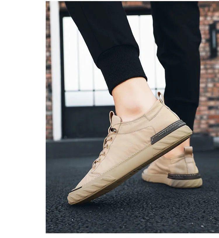Canvas Men's Comfortable All-match Sneakers Breathable Cloth Casual Sports Flats Men Lightweight Outdoor Walking Sneakers Modern Design Stevvex