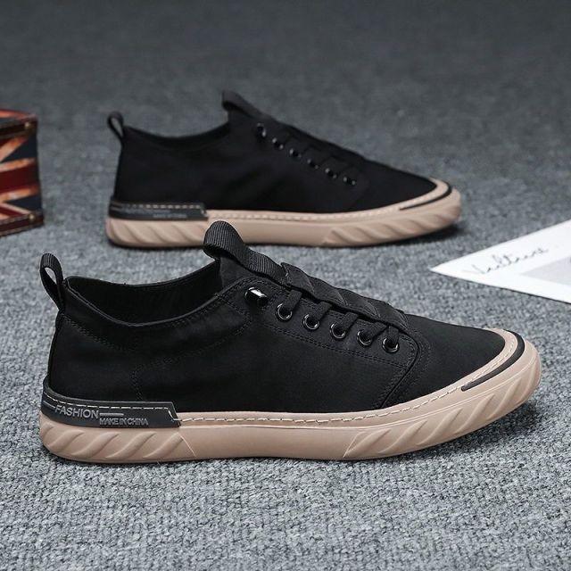 Canvas Men's Comfortable All-match Sneakers Breathable Cloth Casual Sports Flats Men Lightweight Outdoor Walking Sneakers Modern Design Stevvex
