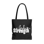Large Tote Bag the Lord is my Strength Print