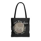 Large Tote Bag the Truth the Way the Life