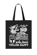 No Masters Canvas Tote Bag Thrash Happy