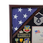 Handcrafted Hardwood Capitol Flag and Certificate Display Case. Veterans Prefer Flag Cases Made in the USA! The Military Gift Store