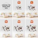 3D Luminous/Magnetic Colored Wooden World Map Cappuccino Enjoy The Wood
