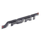 Car Accessories Sticker Styling Metal 3D Chrome Black Auto Car Metal Car SPORT Sticker,3D Premium Car Side Fender Rear Trunk Emblem Logo Badge Decals Compatible Trunk Racing Sport Word Letter Logo Emblem Badge Decal Sticker Stevvex