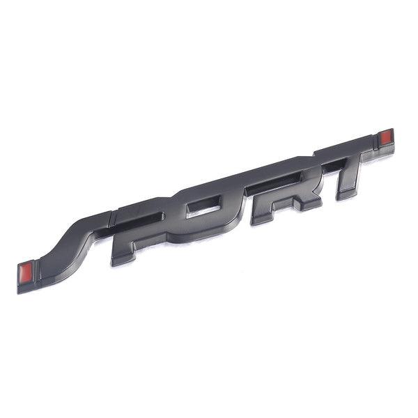Car Accessories Sticker Styling Metal 3D Chrome Black Auto Car Metal Car SPORT Sticker,3D Premium Car Side Fender Rear Trunk Emblem Logo Badge Decals Compatible Trunk Racing Sport Word Letter Logo Emblem Badge Decal Sticker Stevvex