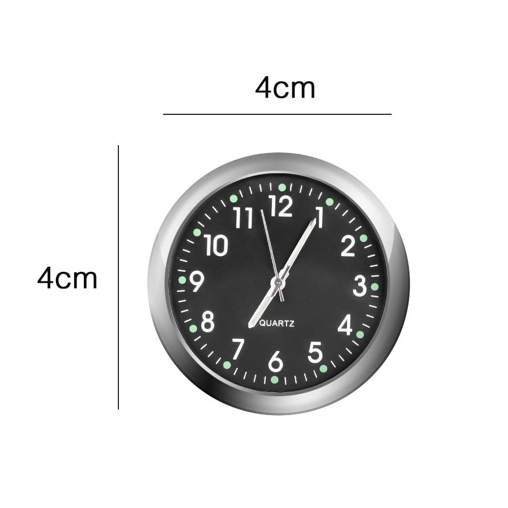 Car Clock Luminous Mini Automobiles Internal Stick-On Digital Watch  Stick on Dashboard Car Clock Mini Tiny Small Luminous Car Vent Clocks Watch for Dashboard Boat Bike Home Mechanics Quartz Clocks Auto Ornament Car Accessories Gifts Stevvex