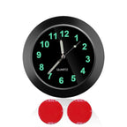 Car Clock Luminous Mini Automobiles Internal Stick-On Digital Watch  Stick on Dashboard Car Clock Mini Tiny Small Luminous Car Vent Clocks Watch for Dashboard Boat Bike Home Mechanics Quartz Clocks Auto Ornament Car Accessories Gifts Stevvex