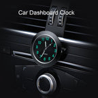Car Clock Luminous Mini Automobiles Internal Stick-On Digital Watch  Stick on Dashboard Car Clock Mini Tiny Small Luminous Car Vent Clocks Watch for Dashboard Boat Bike Home Mechanics Quartz Clocks Auto Ornament Car Accessories Gifts Stevvex