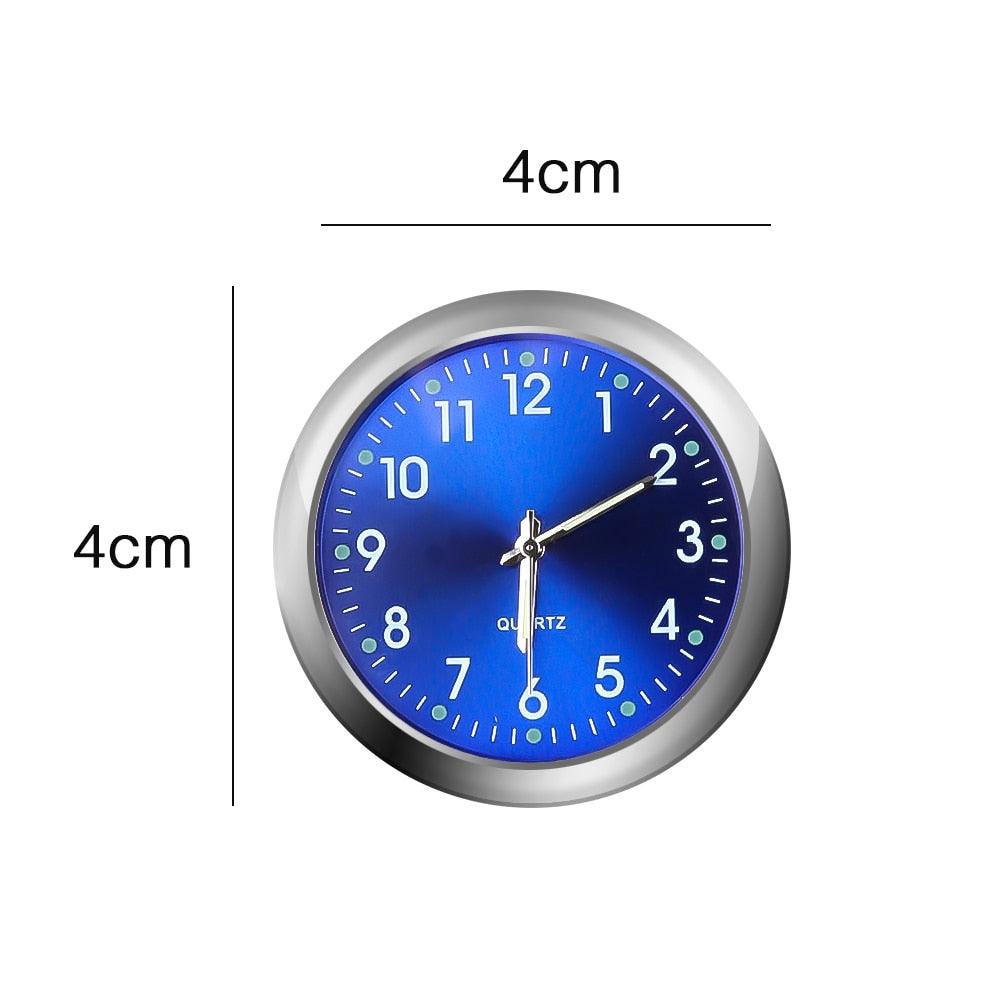 Car Clock Luminous Mini Automobiles Internal Stick-On Digital Watch  Stick on Dashboard Car Clock Mini Tiny Small Luminous Car Vent Clocks Watch for Dashboard Boat Bike Home Mechanics Quartz Clocks Auto Ornament Car Accessories Gifts Stevvex