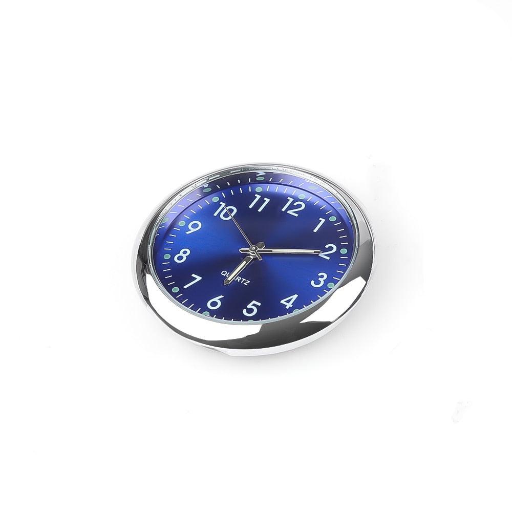 Car Clock Luminous Mini Automobiles Internal Stick-On Digital Watch  Stick on Dashboard Car Clock Mini Tiny Small Luminous Car Vent Clocks Watch for Dashboard Boat Bike Home Mechanics Quartz Clocks Auto Ornament Car Accessories Gifts Stevvex
