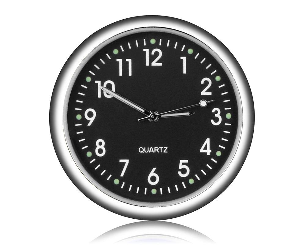 Car Clock Luminous Mini Automobiles Internal Stick-On Luminous Quartz Analog Watch Universal Pocket Mini Stick-On Clock for Car Boat Bike Home Digital Watch Mechanics Quartz Clocks Auto Ornament Car Accessories Gifts Stevvex