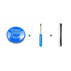 Car Engine Start Button Replace Cover Stop Switch Accessories Start Stop Engine Button Switch Cover Engine Switch Power Ignition Start Stop Button Replacement Car Decor Stevvex