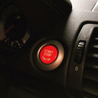 Car Engine Start Button Replace Cover Stop Switch Accessories Start Stop Engine Button Switch Cover Engine Switch Power Ignition Start Stop Button Replacement Car Decor Stevvex