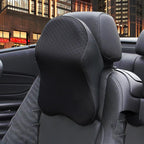Car Neck Pillow Adjustable Head Restraint 3D Memory Foam  Car Neck Support Pillow Neck Pain Relief Auto Headrest Travel Pillow Neck Support Holder Seat Pillow Adjustable Car Neck Pillow Premium Interior Accessories Headrest Support for Driver Stevvex