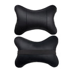 Car Neck Pillows Headrest Relief Filled Fiber Universal Car Pillow Both Side Pu Leather 1pcs Pack Headrest For Car Neck Pillows Both Side Pu Leather Headrest Head Pain Relief Filled Fiber Universal Car Pillow Neck Pillow Softness Car Headrest Pillow
