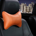 Car Neck Pillows Headrest Relief Filled Fiber Universal Car Pillow Both Side Pu Leather 1pcs Pack Headrest For Car Neck Pillows Both Side Pu Leather Headrest Head Pain Relief Filled Fiber Universal Car Pillow Neck Pillow Softness Car Headrest Pillow