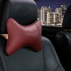 Car Neck Pillows Headrest Relief Filled Fiber Universal Car Pillow Both Side Pu Leather 1pcs Pack Headrest For Car Neck Pillows Both Side Pu Leather Headrest Head Pain Relief Filled Fiber Universal Car Pillow Neck Pillow Softness Car Headrest Pillow